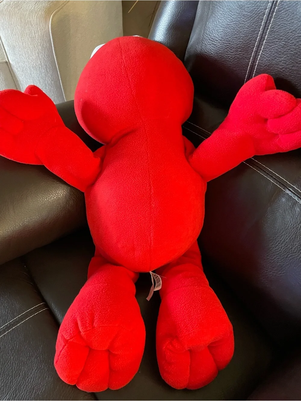 Red Elmo Plush with Orange Nose
